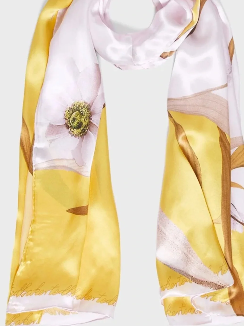 Ted Baker Silk Long Caitiee Cabana Scarf